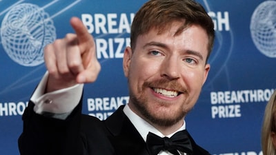 File photo of Jimmy Donaldson AKA MrBeast (Jordan Strauss/Invision/AP)
