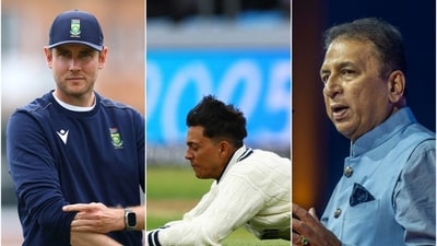 Stuart Broad, left, and Sunil Gavaskar, right, were a tad harsh on Yashasvi Jaiswal, centre (Reuters/PTI) Stuart Broad, left, and Sunil Gavaskar, right, were a tad harsh on Yashasvi Jaiswal, centre (Reuters/PTI)