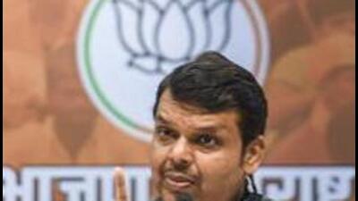 Mumbai: Opposition leader Devendra Fadnavis addresses a press conference, at BJP office in Mumbai, Saturday, Nov. 28, 2020. (PTI Photo/Kunal Patil)(PTI28-11-2020_000028A) (PTI) Mumbai: Opposition leader Devendra Fadnavis addresses a press conference, at BJP office in Mumbai, Saturday, Nov. 28, 2020. (PTI Photo/Kunal Patil)(PTI28-11-2020_000028A) (PTI)