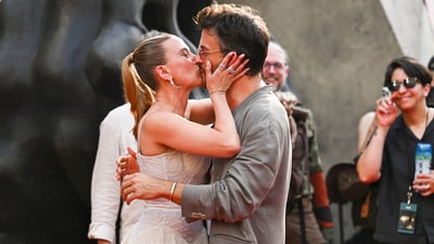 Scarlett Johansson, left, and Jonathan Bailey attend the "Jurassic World Rebirth" premiere on Monday, June 23, 2025, at Lincoln Center in New York. (Evan Agostini/Invision/AP) Scarlett Johansson, left, and Jonathan Bailey attend the "Jurassic World Rebirth" premiere on Monday, June 23, 2025, at Lincoln Center in New York. (Evan Agostini/Invision/AP)