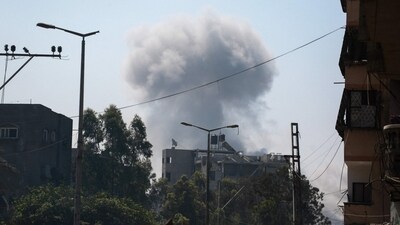 Smoke billows following Israeli strikes west of Jabalia in the northern Gaza Strip (AFP) Smoke billows following Israeli strikes west of Jabalia in the northern Gaza Strip (AFP)