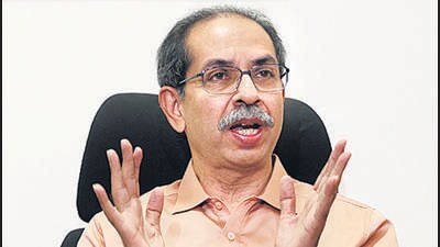 Shiv Sena (UBT) chief Uddhav Thackeray said the Mahayuti government’s decision was akin to declaring a “language emergency” in the state. (Jitender Takale/ANI) Shiv Sena (UBT) chief Uddhav Thackeray said the Mahayuti government’s decision was akin to declaring a “language emergency” in the state. (Jitender Takale/ANI)