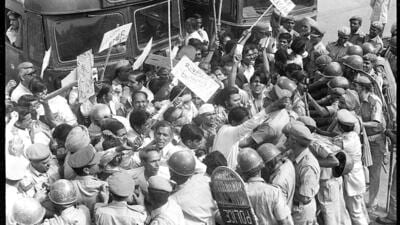 Students of JNU demonstrating and demanding for the removal of former Prime Minister Indira Gandhi as the Chancellor of Jawaharlal Nehru University (HT Archives) Students of JNU demonstrating and demanding for the removal of former Prime Minister Indira Gandhi as the Chancellor of Jawaharlal Nehru University (HT Archives)