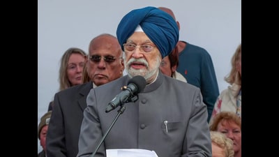 Union minister for petroleum and natural gas Hardeep Singh Puri on Thursday reassured that there is no reason to worry about energy count in wake of the conflict situation in the Middle East and that we have sufficient energy reserves to last for weeks. (ANI File)