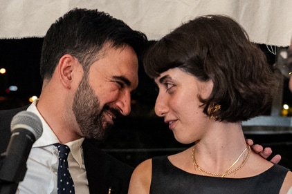 Zohran Mamdani and his wife, Rama Duwaji