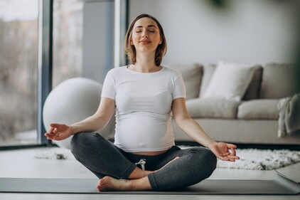 Pregnancies which are high risk benefit from gentle yoga poses. (Shutterstock) Pregnancies which are high risk benefit from gentle yoga poses. (Shutterstock)