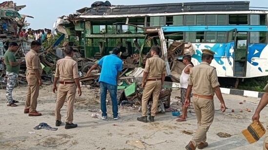 Image for represenation - The bus was carrying around 80 passengers. (Deepak Gupta / HT PHOTO)