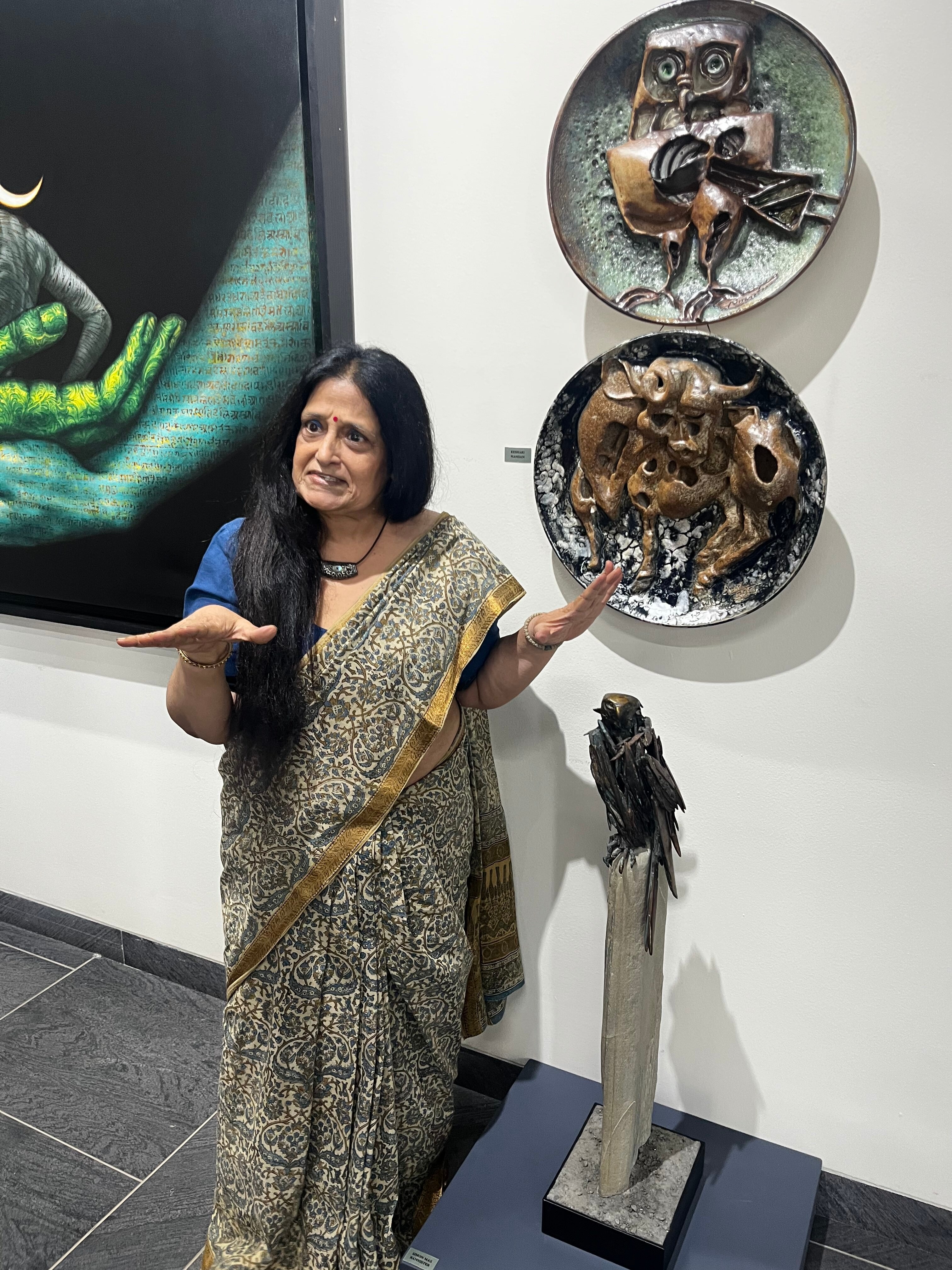 Curator Uma Nair (Saurabh Sharma) Curator Uma Nair (Saurabh Sharma)