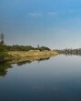 The Sahibi River originates in Rajasthan, flows through Haryana, and enters Delhi before merging with the Yamuna. (Sanchit Khanna/HT Photo)