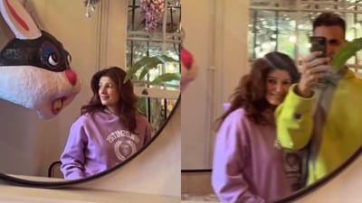 Akshay Kumar and Twinkle Khanna's breakfast date. Akshay Kumar and Twinkle Khanna's breakfast date.