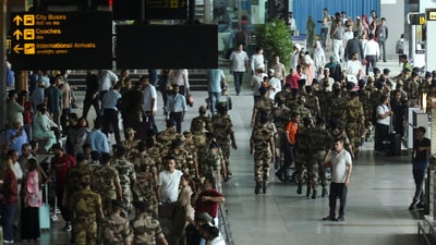 (File photo) The Indira Gandhi International Airport in New Delhi. (Reuters)