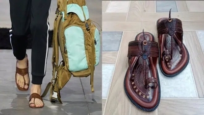 Goenka shared an image of footwear from Prada’s Men’s Spring Summer 2026 collection. (X/@hvgoenka)
