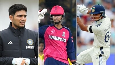 From left: Shubman Gill, Vaibhav Suryavanshi, Yashasvi Jaiswal (ANI/HT/Reuters) From left: Shubman Gill, Vaibhav Suryavanshi, Yashasvi Jaiswal (ANI/HT/Reuters)