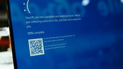 The 'BSOD' often indicates a problem with your device. (Unsplash)