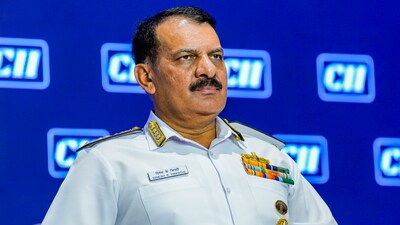 Admiral Dinesh K Tripathi said that with changing global security environment, the role of the Indian Navy is more critical than ever. (PTI) Admiral Dinesh K Tripathi said that with changing global security environment, the role of the Indian Navy is more critical than ever. (PTI)