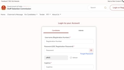 SSC MTS, Havaldar registration 2025 begins at ssc.gov.in (Official website, screenshot) SSC MTS, Havaldar registration 2025 begins at ssc.gov.in (Official website, screenshot)