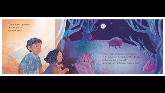 A page from Champi and the Fig Tree (Courtesy Pratham Books)