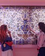 A 17th-century tile panel from Isfahan, Iran, representing the Persian chahar-bagh. (Grant Anderson) A 17th-century tile panel from Isfahan, Iran, representing the Persian chahar-bagh. (Grant Anderson)