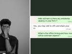 A CA student’s claim about a conversation with a potential employer has triggered Reddit. A CA student’s claim about a conversation with a potential employer has triggered Reddit.