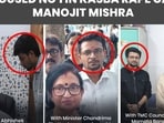 Kolkata law student rape case: BJP shared photos of the accused with Abhishek Banerjee. Kolkata law student rape case: BJP shared photos of the accused with Abhishek Banerjee.