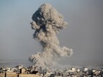Smoke billows after an Israeli strike on Jabalia in the northern Gaza Strip on June 28, 2025, amid the ongoing conflict between Israel and the Palestinian Hamas militant group.