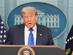 U.S. President Donald Trump speaks at the White House after a Supreme Court ruling curbing judges' power in a case tied to birthright citizenship.