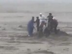The victims, all part of a tourist group, were swept away after getting caught in the fast-rising waters triggered by heavy rainfall upstream. The victims, all part of a tourist group, were swept away after getting caught in the fast-rising waters triggered by heavy rainfall upstream.