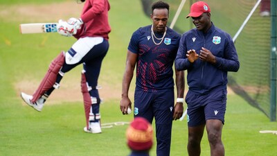 West Indies coach Daren Sammy criticised for openly criticising third umpire Adrian Holdstock (AP) West Indies coach Daren Sammy criticised for openly criticising third umpire Adrian Holdstock (AP)