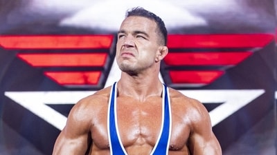 WWE champion Chad Gable suffered an injury. (X) WWE champion Chad Gable suffered an injury. (X)