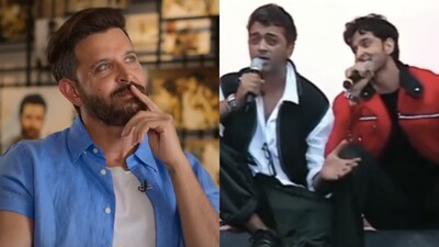 Hrithik Roshan recalls singing and dancing with Lucky Ali. Hrithik Roshan recalls singing and dancing with Lucky Ali.