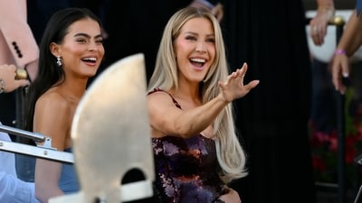 Best Dressed: Ellie Goulding dazzled at the wedding in a purple sequined dress that shimmered with every movement on the wedding day of Amazon founder Jeff Bezos with Lauren Sanchez, in Venice on June 27, 2025. (Photo by Marco BERTORELLO / AFP) (AFP) Best Dressed: Ellie Goulding dazzled at the wedding in a purple sequined dress that shimmered with every movement on the wedding day of Amazon founder Jeff Bezos with Lauren Sanchez, in Venice on June 27, 2025. (Photo by Marco BERTORELLO / AFP) (AFP)