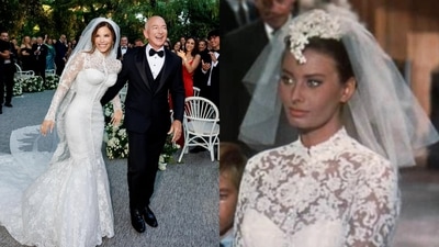 Lauren Sachez was a custom D&G bride with a heavy hand of some vintage Sophia Loren for inspiration (Photos: Instagram, IMDb) Lauren Sachez was a custom D&G bride with a heavy hand of some vintage Sophia Loren for inspiration (Photos: Instagram, IMDb)