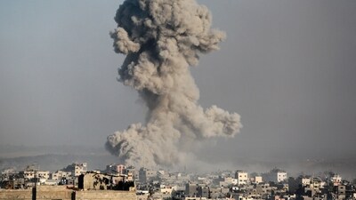 Smoke billows after an Israeli strike on Jabalia in the northern Gaza Strip on June 28, 2025, amid the ongoing conflict between Israel and the Palestinian Hamas militant group. (AFP) Smoke billows after an Israeli strike on Jabalia in the northern Gaza Strip on June 28, 2025, amid the ongoing conflict between Israel and the Palestinian Hamas militant group. (AFP)