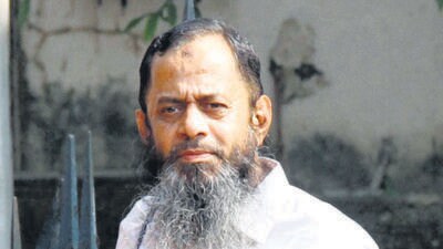 Thane, India - November 22, 2017: Saquib Nachan convict of 2003 bomb blast case. (Photo by Praful Gangurde/ Hindustan Times) (Praful Gangurde)