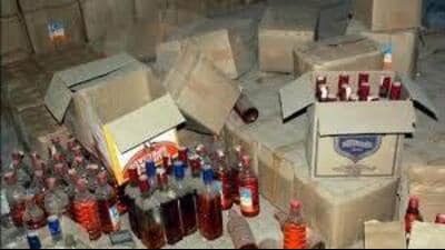The liquor shop was sealed by the excise department, say officials. (HT File)