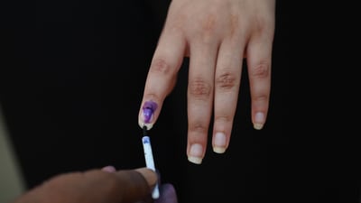 Polling, which was conducted from 7 am to 5 pm, covered 489 booths, with 538 candidates in the fray. (Representational/HT) Polling, which was conducted from 7 am to 5 pm, covered 489 booths, with 538 candidates in the fray. (Representational/HT)