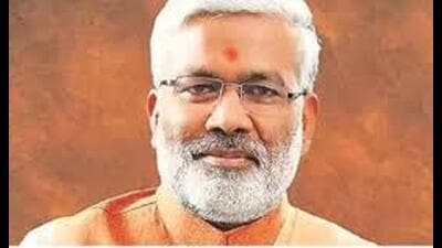 UP Jal Shakti minister Swatantra Dev Singh. (HT file)