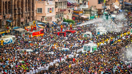 All rituals related to the Rath Yatra are being conducted as per schedule amid heightened security arrangements. (PTI)