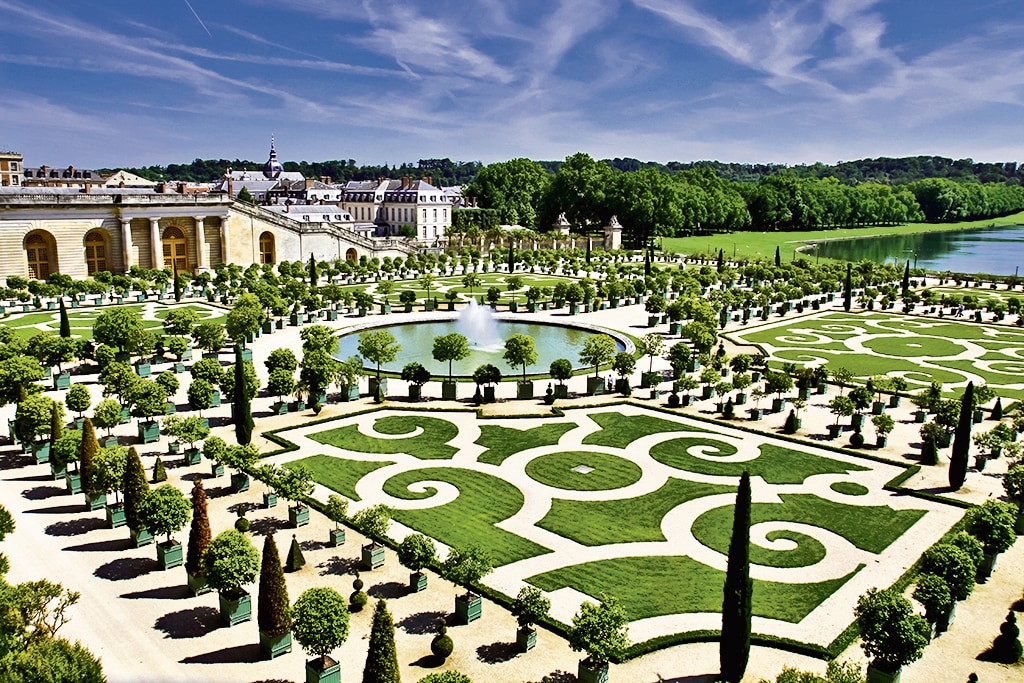 A view of a parterre at the Palace of Versailles. (Adobe Stock)