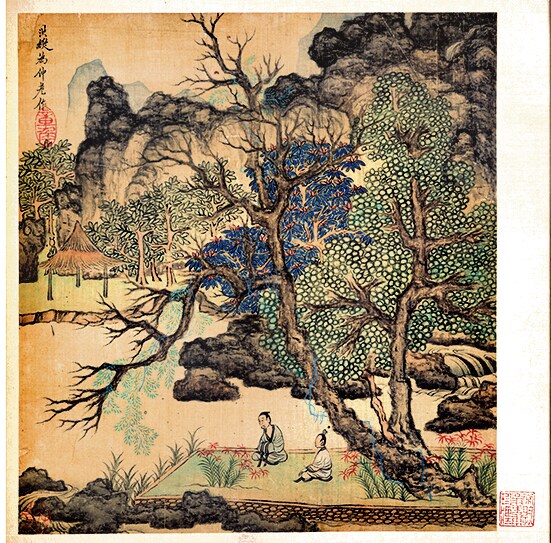 A 16th-century painting of scholars in a Chinese garden. (Getty Images)
