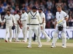 Shubman Gill in conversation with Joe Root after England sealed a 1-0 series lead in Leeds. Shubman Gill in conversation with Joe Root after England sealed a 1-0 series lead in Leeds.