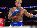 Jake Paul fights against Julio Cesar Chavez Jr. at Honda Center. Mandatory Credit: Gary A. Vasquez-Imagn Images
