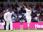 India's Jasprit Bumrah in action.