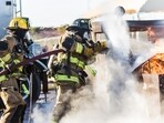 Several firefighters were shot in Coeur d’Alene, Idaho on Sunday Several firefighters were shot in Coeur d’Alene, Idaho on Sunday