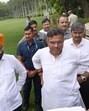 Delhi ministers Manjinder Singh Sirsa and Pavesh Kumar inspect Nehru Park on Sunday. (Arvind Yadav/HT) Delhi ministers Manjinder Singh Sirsa and Pavesh Kumar inspect Nehru Park on Sunday. (Arvind Yadav/HT)