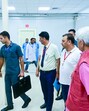 Jammu and Kashmir lieutenant governor Manoj Sinha reviews the healthcare arrangements at Base Camp Hospital for the pilgrims of the upcoming Amarnath Yatra, in Pahalgam on Sunday. (ANI) Jammu and Kashmir lieutenant governor Manoj Sinha reviews the healthcare arrangements at Base Camp Hospital for the pilgrims of the upcoming Amarnath Yatra, in Pahalgam on Sunday. (ANI)