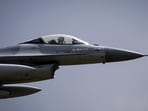 One of the last two promised F16 fighter jets is leaving Volkel Air Base on its way to be handed over to Ukraine, in Volkel, on May 26, 2025. Ukraine received its first F-16 jets from the Netherlands and Denmark in 2024. One of the last two promised F16 fighter jets is leaving Volkel Air Base on its way to be handed over to Ukraine, in Volkel, on May 26, 2025. Ukraine received its first F-16 jets from the Netherlands and Denmark in 2024.