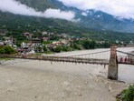 Swollen beas river following heavy monsoon rainfall, in Kullu district, Himachal Pradesh, Sunday, June 29, 2025. Swollen beas river following heavy monsoon rainfall, in Kullu district, Himachal Pradesh, Sunday, June 29, 2025.