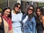 Priyanka Chopra met Pakistan's Sharmeen Obaid Chinoy and Mira Nair in the US.