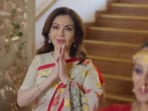 Nita Ambani at Chef Vikas Khanna's New York restaurant, Bungalow.